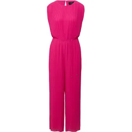 s.Oliver Plissierter Jumpsuit aus Chiffon mit Bindegürtel - pink - 38