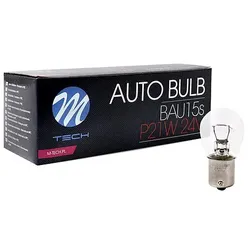 Glühlampe M-TECH BAU15s 21W CLEAR 24V