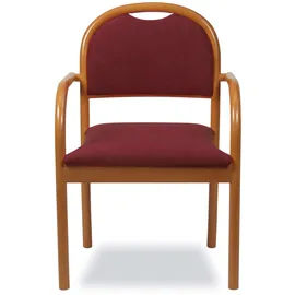 Home Affaire Armlehnstuhl ROMA Massivholz beige