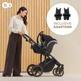 Kinderkraft Prime 2 2in1 Venezian Black, Schwarz