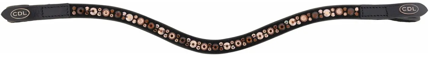 Cheval de Luxe Stirnband Sofia hot chocolate Warmblut