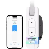 Meross Matter Rolladen Gurtwickler Elektrisch Unterputz (max. 45 kg, 6 m2), Smart Home Rolladenantrieb mit Zeitautomatik und Sprachsteuerung, kompatibel mit Apple HomeKit, Alexa, Google Home