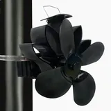 Nicht Elektrischer Ventilator – Kaminventilator Für Holzöfen – Ofenventilator Für Optimale Luftverteilung (4 Flügel)