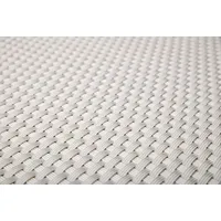 Rattan Art Balkonsichtschutz - Weiß 1m x 3m weiß