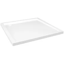 vidaXL Duschtasse Abs Quadratisch Weiß 80x80 Cm