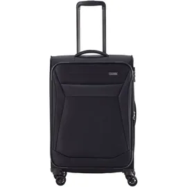 Travelite Chios 4 Rollen Kofferset 3-teilig mit Dehnfalte Koffer & Trolleys Schwarz