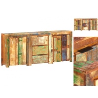 VidaXL Sideboard mit 3 Schubladen und 4 Türen Altholz