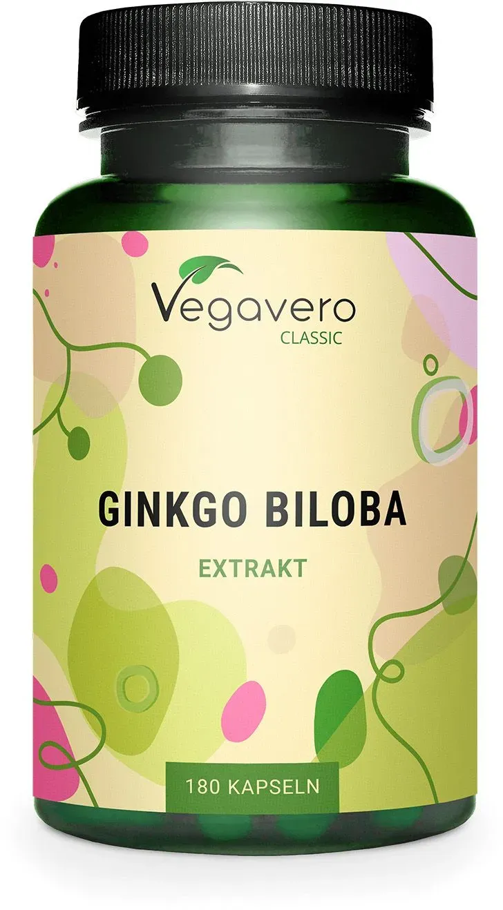 Vegavero Ginkgo biloba Extrakt Kapseln 180 St