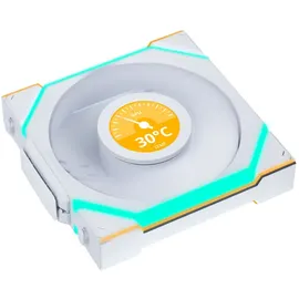 Lian Li UNI FAN SL Wireless LCD 120 mm, weiß