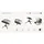 flexlux Hocker Clement 44 x 43 x 35 cm Weiß