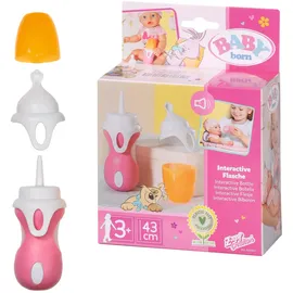 Zapf Creation Puppenflasche Interaktive in pink und weiß 832493