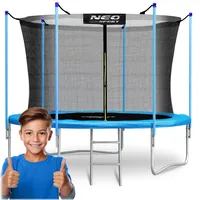 Neo-Sport Gartentrampolin 8ft/252cm internes Netz und Leiter
