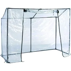 Lex Gewächshaus Treibhaus Foliengewächshaus Metallrohre PVC Folie 200x77x150cm