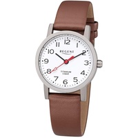 REGENT Damen Analog Quarz Uhr mit Leder Armband 12090311