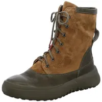 THINK! Damen KUSABI Leder gefütterte nachhaltige Stiefelette, 7000 MOOS/Kombi,