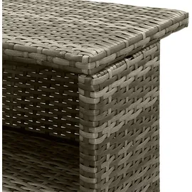 vidaXL Gartenbar Set 3-tlg. Grau
