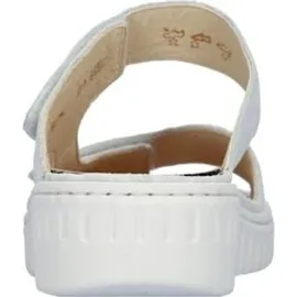 WALDLÄUFER Pantolette H-Willow weiß-kombi. 38