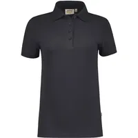 Hakro Damen Poloshirt Bio-Baumwolle Gots karbongrau