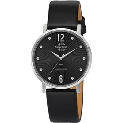 Master Time MTLA-10801-25L Damen-Armbanduhr Funk Advanced Schwarz