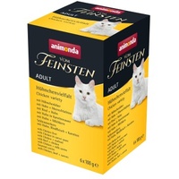 Animonda 6x 100g animonda vom Feinsten Adult Mixpaket Hühnchenvielfalt (6 Sorten) Katzenfutter nass