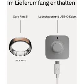 Oura Ring 5 Größe 6 Deep Rose