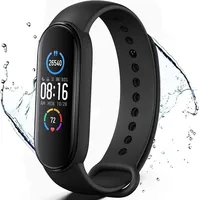 Fitness Armband, Aktivitätstracker, Fitness Tracker, Smart Armband Schrittzähler Fitnessuhr Herzfrequenzmesser IP68 Wasserfest Sportuhr - Schwarz