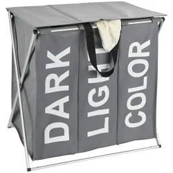 WENKO Wäschesammler Mod. Trio Top Grau