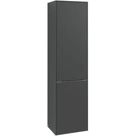 Villeroy & Boch Subway 3.0 Hochschrank 40 x 171 x 36,2 cm Cashmere Grey/Volcano Black Glas/Holz/Spanplatte