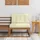 vidaXL Mittelsofa Outdoor Massivholz Akazie braun