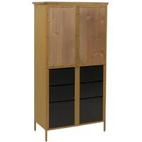 MCW Apothekerkommode 136 x 73 x 35 cm Blau