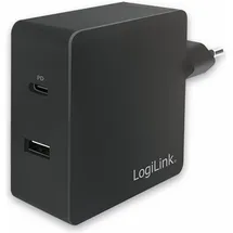 Logilink USB Steckdosenadapter (1X USB-C? Buchse (Power Delivery), USB-A