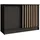 beautysofa Horizon 121 x 85 x 43,5 cm Schwarz