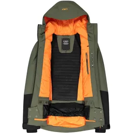 CMP MAN JACKET FIX HOOD Skijacke Grün 48