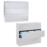 Californian Products CP C 3000 Asisto Hängeregistraturschrank verkehrsweiß 3 Schubladen 120,0 x 43,5 x 101,0 cm