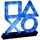 Paladone PlayStation Icons XL Lampe Zubehör Blau