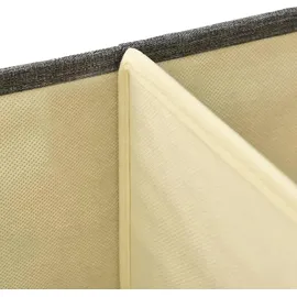 vidaXL Aufbewahrungsbox 50 x 30 x 25 cm 1-tlg. anthrazit