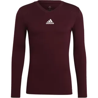 Adidas Team Base langarm Funktionsshirt Herren GN7503 - team maroon M