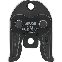 Vevor 12 mm Pressbacke für V-Typ Edelstahlrohre