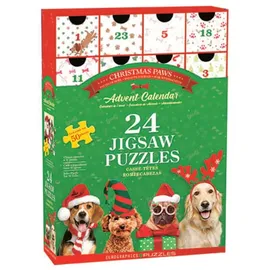 Eurographics Puzzle Adventskalender Christmas Paws 1200 Teile