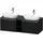 Duravit D-Neo Konsolenwaschtischunterbau wandhängend Eiche Schwarz Matt 1400x550x459 mm - DE4950B341 DE4950B34160000