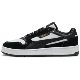 Puma Court Classic Street Suede Sneaker 01 white/black/gold 40