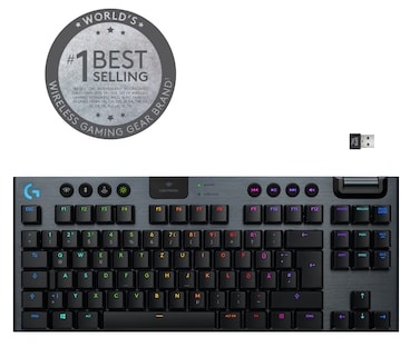 Logitech G915 TKL LIGHTSPEED Linear Kabellose Mechanische RGB Gaming Tastatur