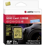 AgfaPhoto SDXC Professional High Speed 128GB Class 10 100MB/s UHS-I