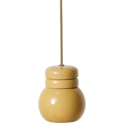 HKliving - Ceramic Bulb Pendelleuchte, mustard