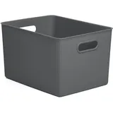 Tatay Aufbewahrungsbox 29,4 x 38,5 x 23 cm 1-tlg. Grau