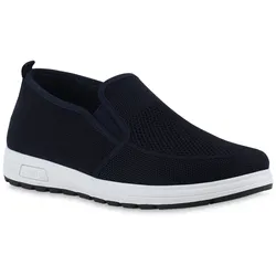 Herren Slip Ons in Dunkelblau