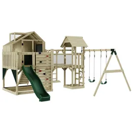 OUTDOORTOYS Spielturm Knut Holz Dunkelgrün