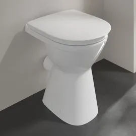 Villeroy & Boch ViCare Stand-WC mit WC-Sitz Weiß CeramicPlus