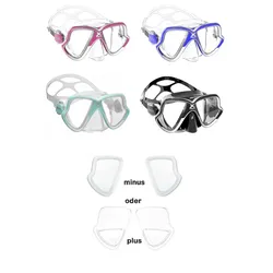 Mares X-Vision Mid 2.0 Tauchmaske mit Sehhilfe