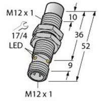 Turck Sensor nicht bündig PNP, Schließer NI10U-EM12WD-AP6X-H1141